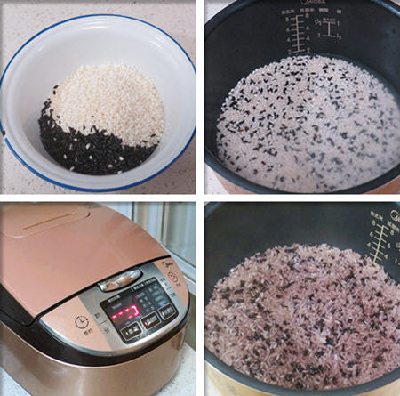 黑米八宝饭做法分享：简单美味营养佳品