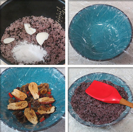 黑米八宝饭做法分享：简单美味营养佳品