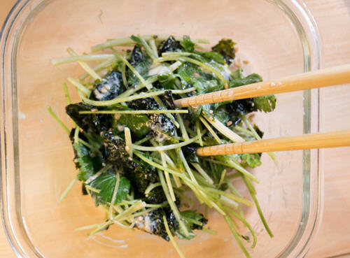 素食主义者必备快速鸭儿芹海苔沙拉食谱