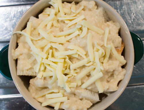 简易奶油焗烤面包做法