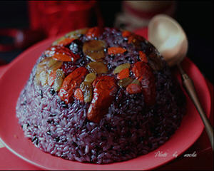 黑米八宝饭做法分享：简单美味营养佳品