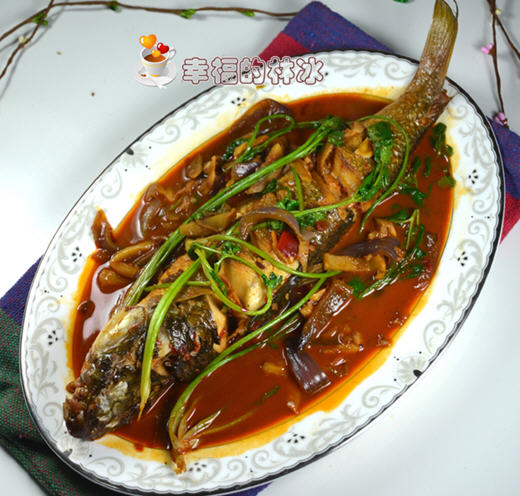 豆瓣酱烧梭鱼 豆瓣酱烧梭鱼