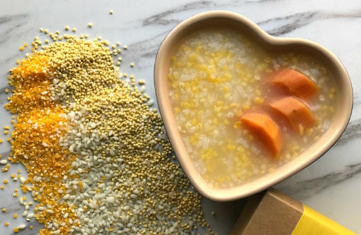 番薯小米粥做法：助消化降血压养心安神