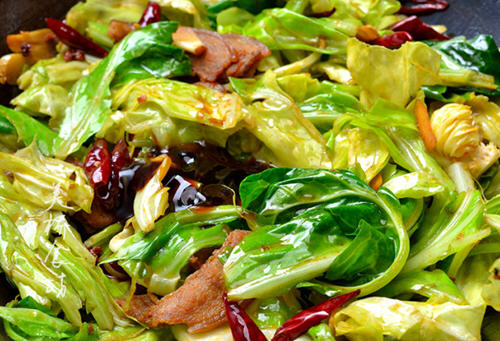 干锅手撕包菜正宗做法