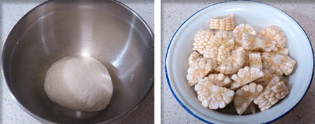 豆角排骨焖卷子