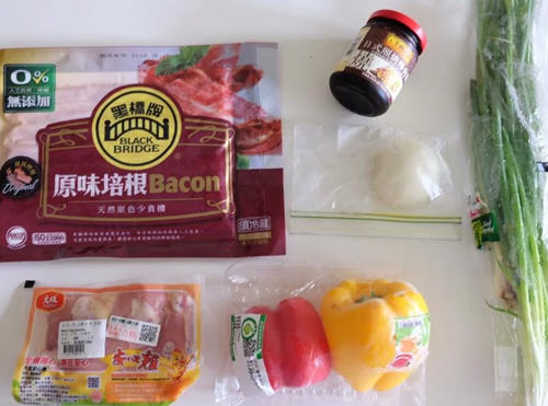 上班族便当：烤鸡肉串