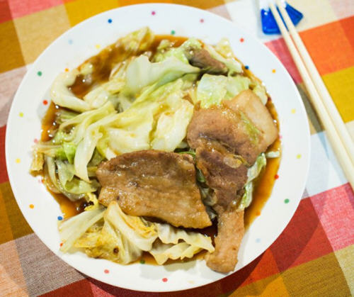 清冰箱三步法：蚝油爆炒高丽菜猪五花肉