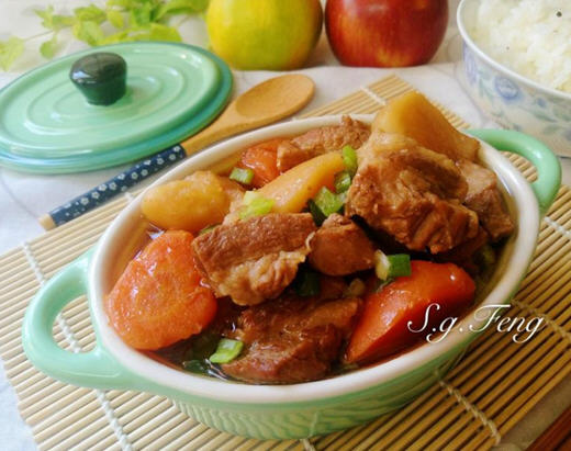 高压锅土豆炖肉做法 省时营养一锅出