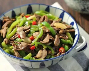 青椒炒鸡心的做法 鲜嫩无腥味的家常下饭菜
