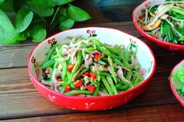 扁豆炒肉丝的做法步骤 扁豆丝怎样炒好吃窍门分享