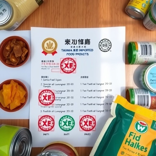 台湾食药署发布边境查验不合格进口食品名单（2026年3月24日）