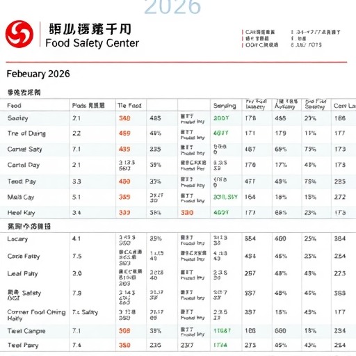 香港食安中心公布2026年2月份食物安全报告