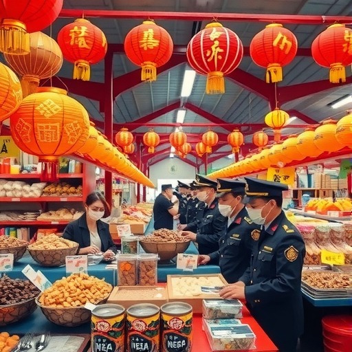 靖远县市场监督管理局全力排查年货市场食品安全隐患