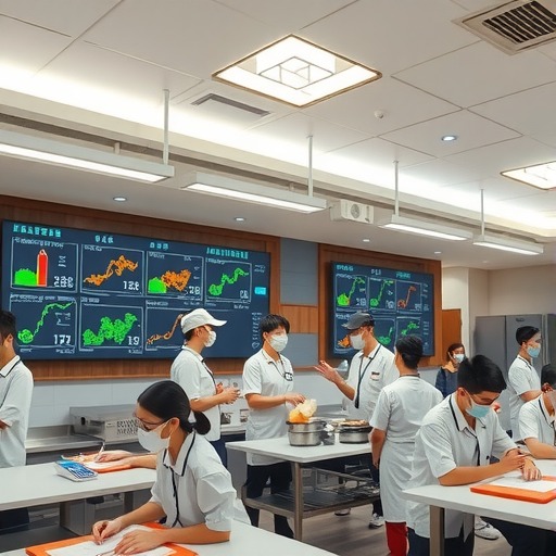 银川市校园食品安全应急演练新国标智慧监管演练启动