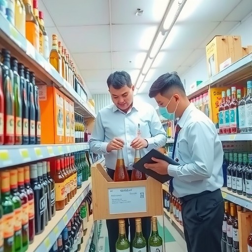 运城市新绛县市场监管局开展酒类市场专项检查
