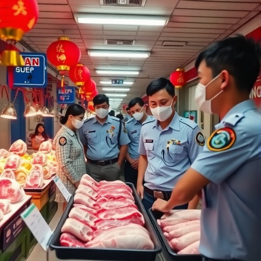 黄石市市场监管局、市公安局联合开展节日市场肉制品专项检查