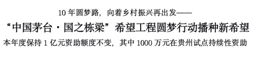 中国茅台希望工程圆梦行动十年资助20万学子-哉互尼烹饪网