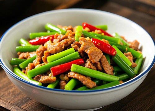 蒜苔炒肉最美味做法步骤详细解析,嫩滑不柴不苦秘诀-哉互尼烹饪网 蒜苔炒肉最美味做法步骤详细解析,嫩滑不柴不苦秘诀-哉互尼烹饪网