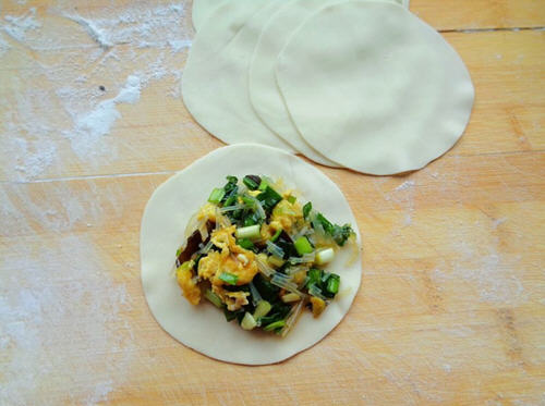 饺子皮版韭菜盒子4 饺子皮版韭菜盒子4