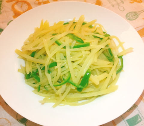 青椒酸辣土豆丝1 青椒酸辣土豆丝1