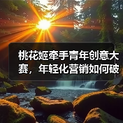 桃花姬牵手青年创意大赛,年轻化营销如何破圈?(图2) 桃花姬牵手青年创意大赛,年轻化营销如何破圈?(图2)