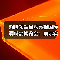 湘味领军品牌亮相国际调味品博览会：展示实力助力行业升级