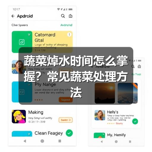 蔬菜焯水时间怎么掌握?常见蔬菜处理方法一文看懂 蔬菜焯水时间怎么掌握?常见蔬菜处理方法一文看懂