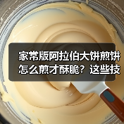 家常版阿拉伯大饼煎饼怎么煎才酥脆?这些技巧让你轻松掌握(图3) 家常版阿拉伯大饼煎饼怎么煎才酥脆?这些技巧让你轻松掌握(图3)