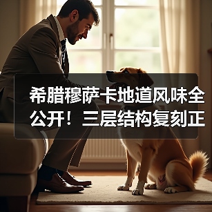 希腊穆萨卡地道风味全公开！三层结构复刻正宗做法（图3）