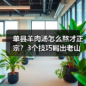 单县羊肉汤怎么熬才正宗?3个技巧喝出老山东味道!(图3) 单县羊肉汤怎么熬才正宗?3个技巧喝出老山东味道!(图3)