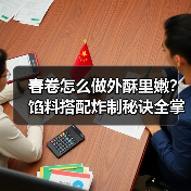 春卷怎么做外酥里嫩？馅料搭配炸制秘诀全掌握