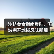沙特美食指南登陆,五城揭开地域风味新篇(图3) 沙特美食指南登陆,五城揭开地域风味新篇(图3)