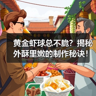黄金虾球总不脆？揭秘外酥里嫩的制作秘诀！
