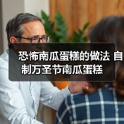 恐怖南瓜蛋糕的做法 自制万圣节南瓜蛋糕