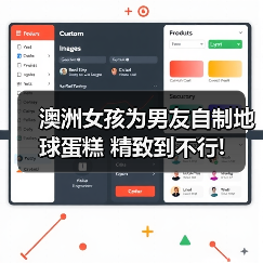 澳洲女孩为男友自制地球蛋糕 精致到不行!（图2）