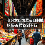 澳洲女孩为男友自制地球蛋糕 精致到不行!（图4）