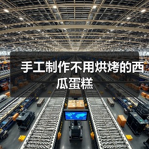 手工制作不用烘烤的西瓜蛋糕