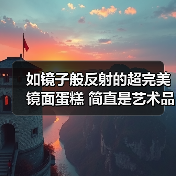 如镜子般反射的超完美镜面蛋糕 简直是艺术品(图2) 如镜子般反射的超完美镜面蛋糕 简直是艺术品(图2)