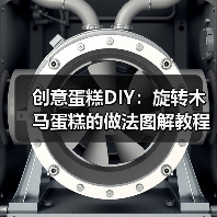 创意蛋糕DIY：旋转木马蛋糕的做法图解教程