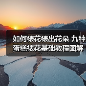 如何裱花裱出花朵 九种蛋糕裱花基础教程图解(图2) 如何裱花裱出花朵 九种蛋糕裱花基础教程图解(图2)