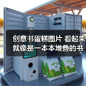 创意书蛋糕图片 看起来就像是一本本堆叠的书(图2) 创意书蛋糕图片 看起来就像是一本本堆叠的书(图2)