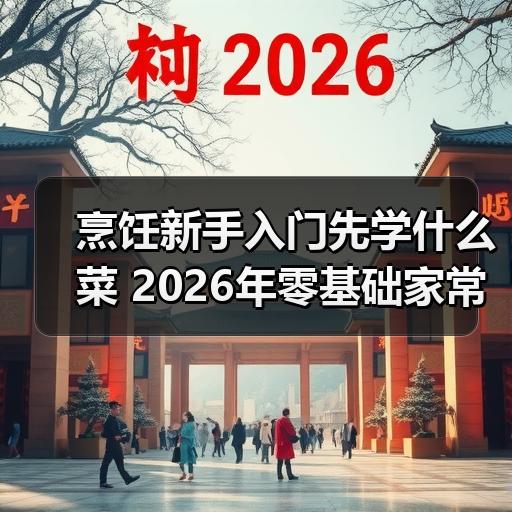 烹饪新手入门先学什么菜 2026年零基础家常菜步骤拆解