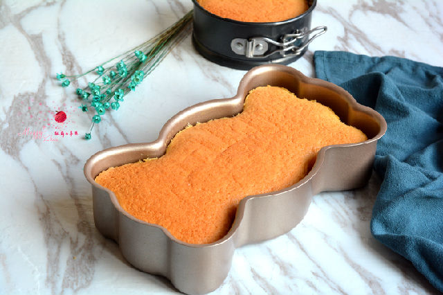 蝴蝶结海绵蛋糕2