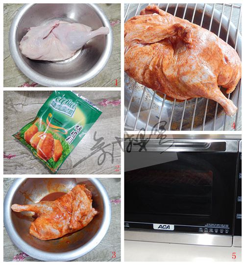 家庭烤箱自制奥尔良烤鸭，简单步骤与实用窍门分享