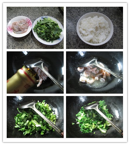 虾仁青菜炒饭家常做法，营养美味快速上桌