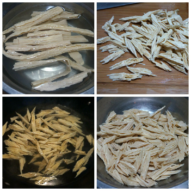 肉丝青椒炒腐竹家常做法，腐竹入味技巧与窍门分享