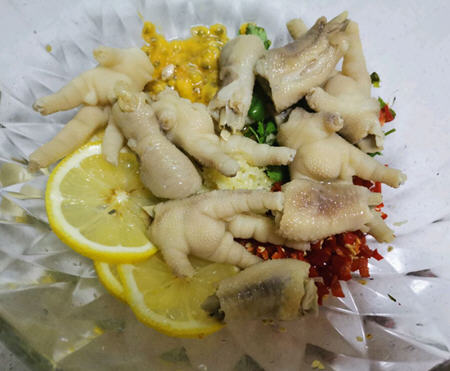 酸辣柠檬鸡爪简单做法3 酸辣柠檬鸡爪简单做法3