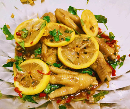 酸辣柠檬鸡爪简单做法2 酸辣柠檬鸡爪简单做法2
